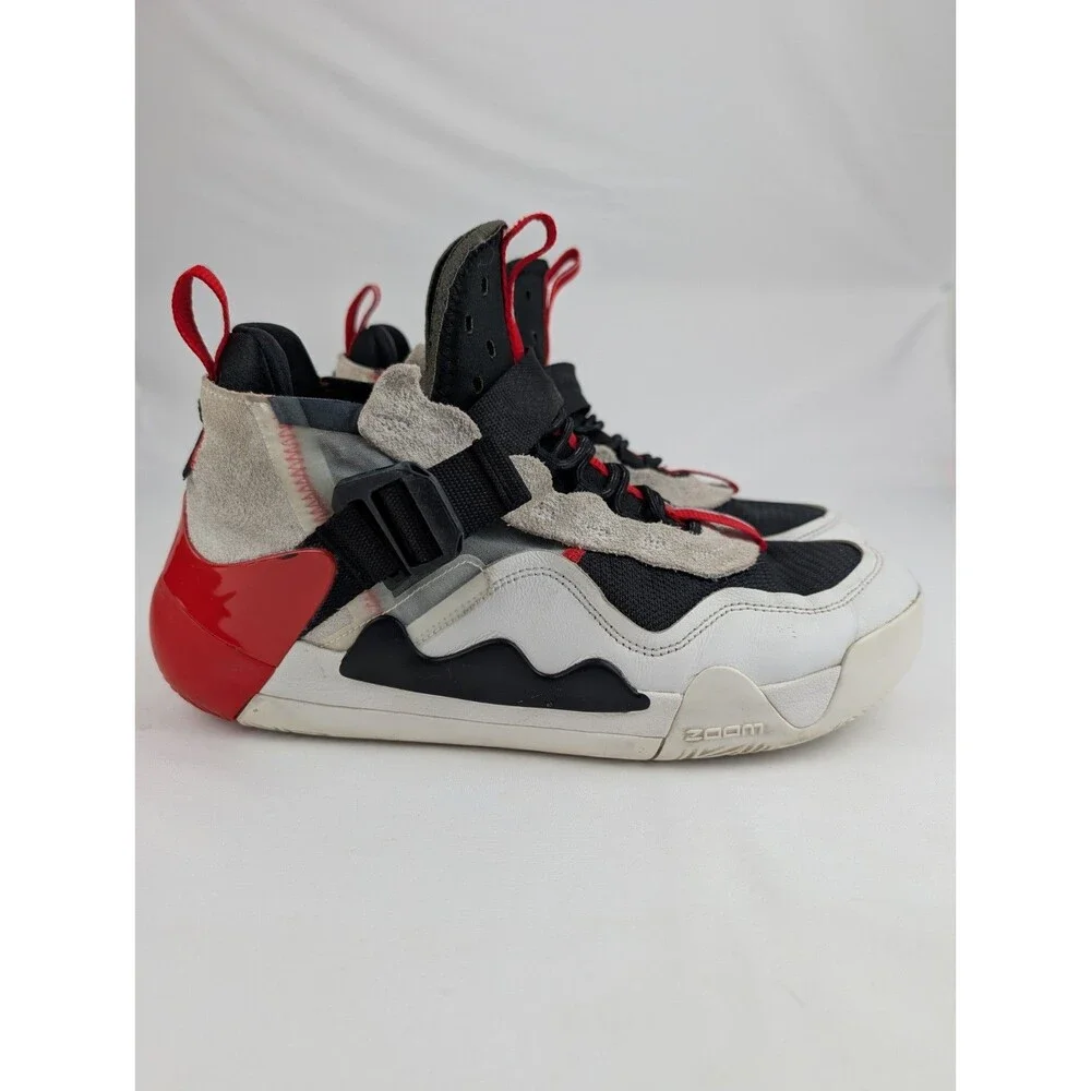 Men's 10 NIKE 2019 Jordan Defy SP Mid Top Sneaker White Red Black CJ7698-106